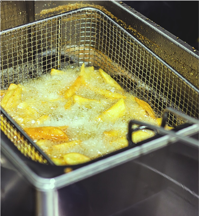 Frying oil used for recycling